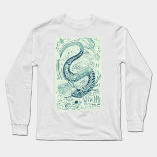 Uktena Horned Snake Sketch Study Long Sleeve T-Shirt